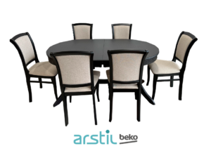 Table and chairs Zubr 1+Marsel